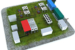 3D-model of the data center